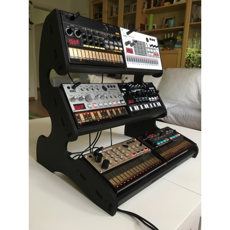 Stand 3 Korg 6 Volca MDF